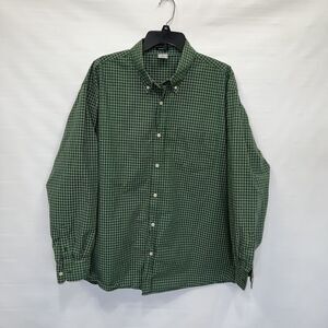 Old Navy Button Up Adult XL Multicolor Long Sleeve Mens Cotton Blend Shirt